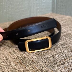 Goelia Black and Brown reversible women’s belt - small